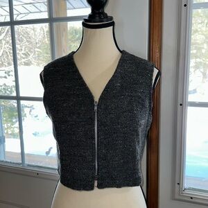 Organza Made in France Zippered Vest